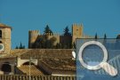 Blick auf Zitadelle und Santuario Sant Salvador in Arta