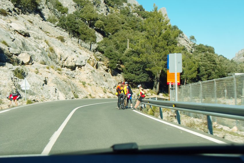 Sa Calobra, eine beliebte Radstrecke