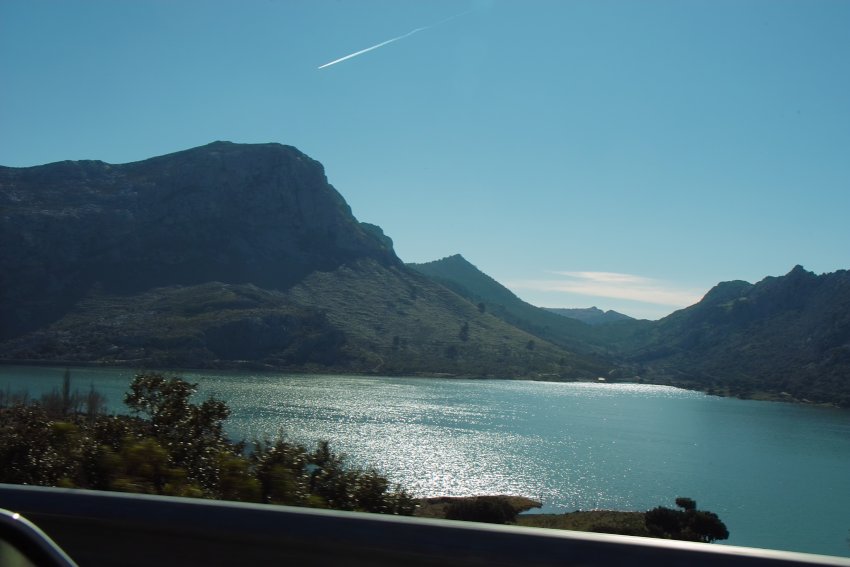 Stausee Embalse de Cuber Richtung Sa Calobra