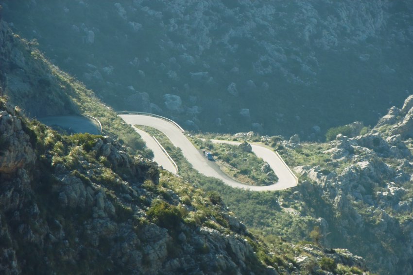 Straße für gute Nerven nach Sa Calobra