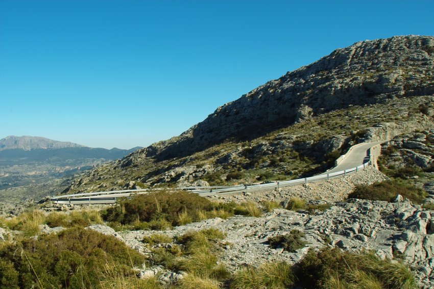 Kravattenknoten Richtung Sa Calobra