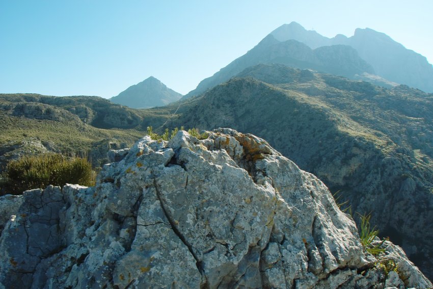 Berge Richtung Sa Calobra