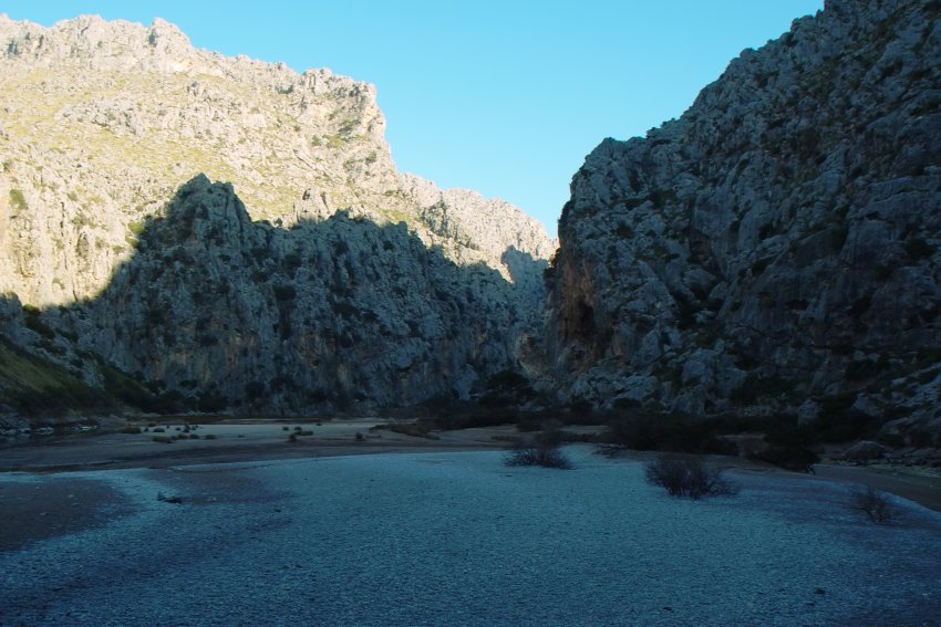 Mündung der Paradiesschlucht in Sa Calobra