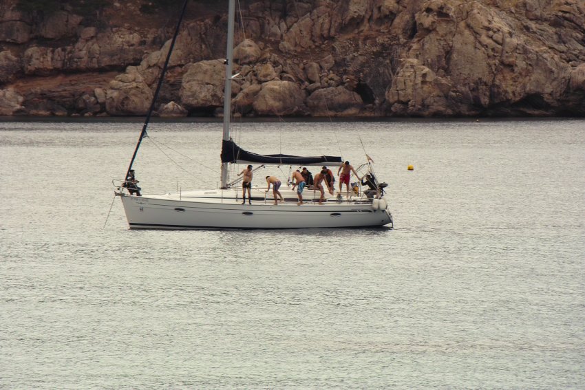Boot vor Sant Elm