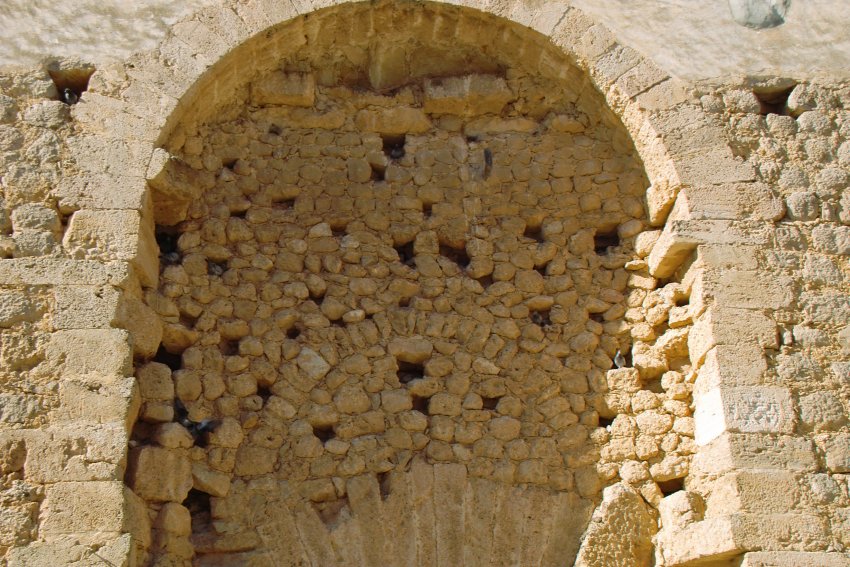 Klosterkirche Valldemossa - Detail mit Tauben